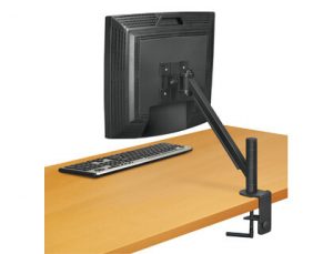 brazo para monitor negro