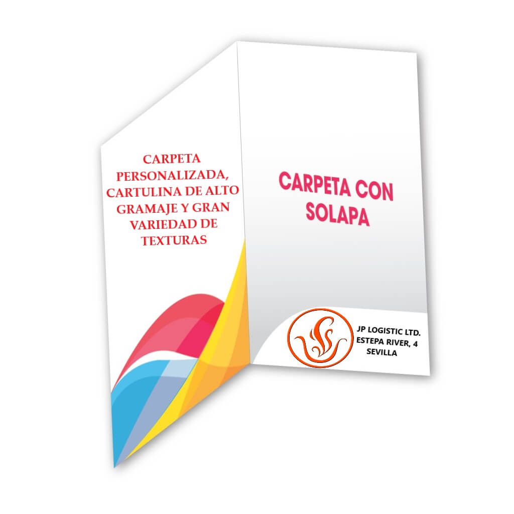 carpeta solapa personalizada